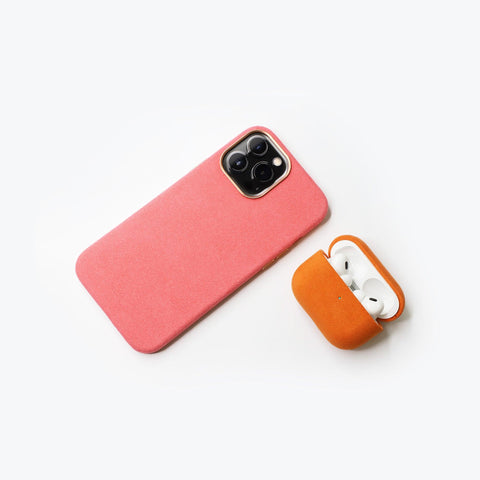 Alcantara iPhone Case (Pink) - ALMA