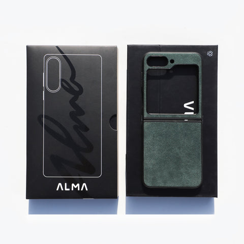 Alcantara Samsung Flip 5/6 Case (Forest Green)