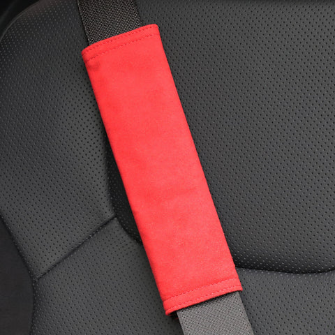 Alcantara Seat Belt Cover, Set of 2