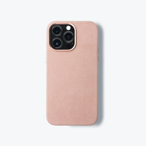Alcantara iPhone Case (Nude Pink) - ALMA