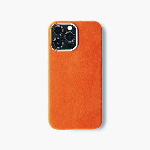 Alcantara iPhone Case (Orange) - ALMA
