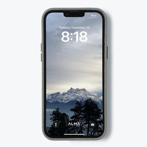 Alcantara iPhone Case (Gray) - ALMA