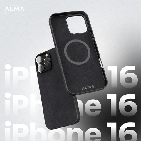 Alcantara Back-Wrap iPhone Case (Black)