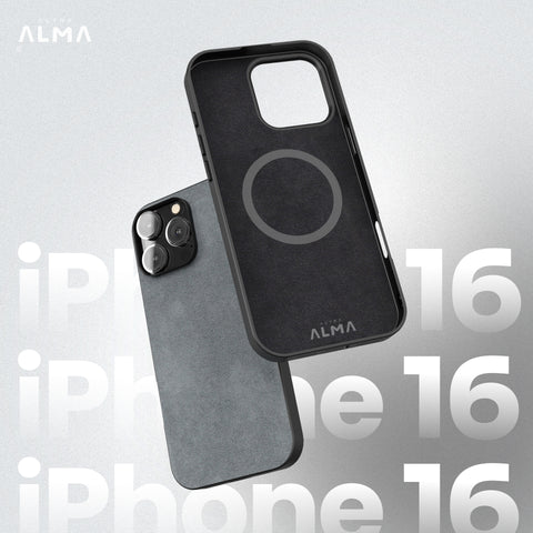 Alcantara Back-Wrap iPhone Case (Gray)