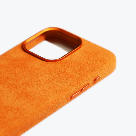 $29.65 Unique Hermes Genuine Leather Case For iPhone 12 Pro Max - Orange